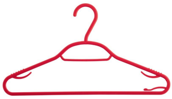 Smart Hanger With Loop (390 X 210 X 30 Mm) (Assorted) (6 Pc Set) (32 Set Pk)